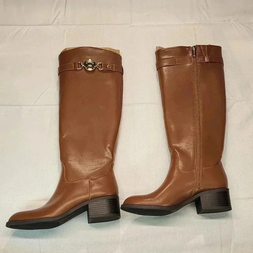 Tommy Hilfiger Dezy knee high boot women size 6 M brown nwob - Picture 8 of 10
